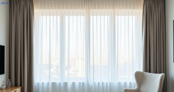 Freshly steam cleaned curtains in elanora-heights-nsw QLD